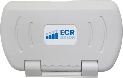 Horizontal Wall-Mounted Baby Changing Station, Slim, White Granite