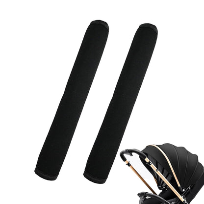 2 Pack Stroller Handle Cover(11.02 * 5.51 inches), Replacement Baby Stroller Handle Pads, Handle Sleeve Cover for Baby Stroller Pushchair, Pushchair Armrest Dust Proof Handle Sleeve