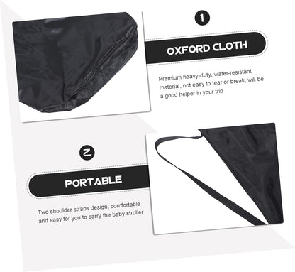 Stroller Travel Bag for Airplane Water Resistant Stroller Cover with Inner Storage Pouch Heavy Duty Travel Accessory for Parent Trips