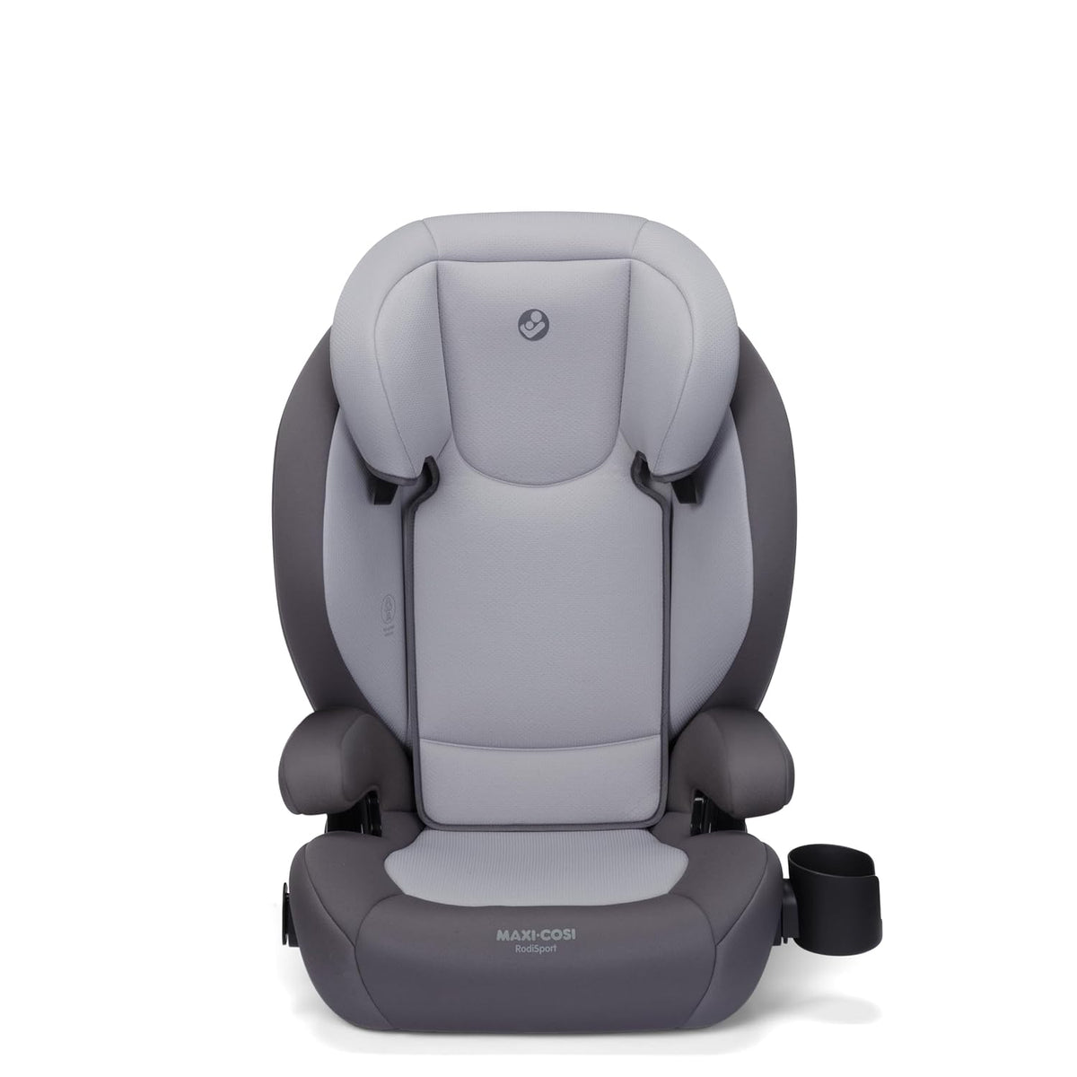 RodiSport Kids Booster Car Seat, High-Back, Backless Booster Seat, 10-Position Headrest, Easy Latch System, Reclining Chair, Belt Guide, Fits 40-100 lbs, 43.4-57 in, Sea Salt