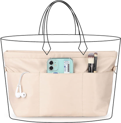 Nylon Handbag Organizer Insert - Purse Tote Shaper in Bag