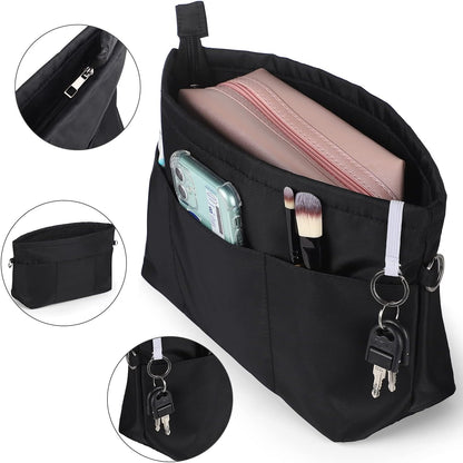 Nylon Handbag Organizer Insert - Purse Tote Shaper in Bag