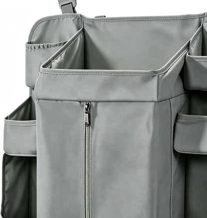 Diaper Organizer Changing Table – Large Capacity Multi Pockets Zipper for