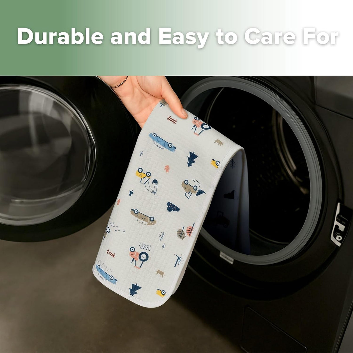 Waterproof Changing Pad Liners, Soft & Breathable, 2pcs, 13" x 27.5"