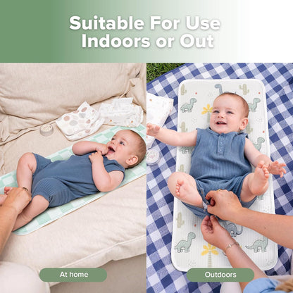 Waterproof Changing Pad Liners, Soft & Breathable, 2pcs, 13" x 27.5"