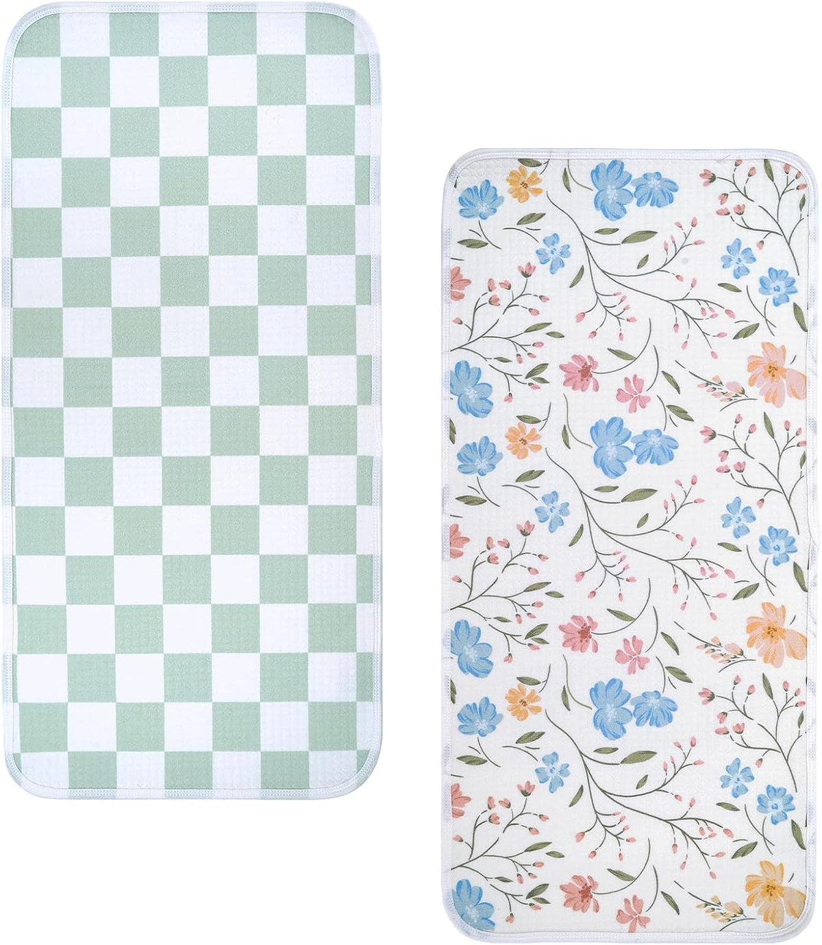 Waterproof Changing Pad Liners, Soft & Breathable, 2pcs, 13" x 27.5"