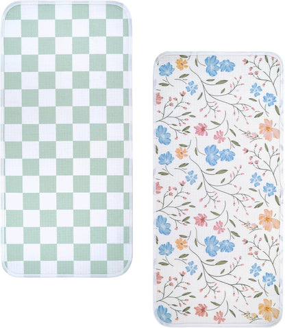 Waterproof Changing Pad Liners, Soft & Breathable, 2pcs, 13" x 27.5"