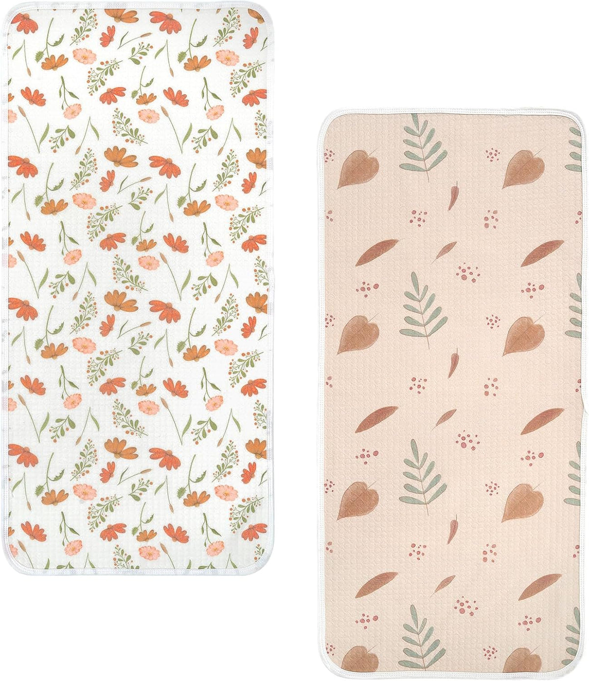 Waterproof Changing Pad Liners, Soft & Breathable, 2pcs, 13" x 27.5"