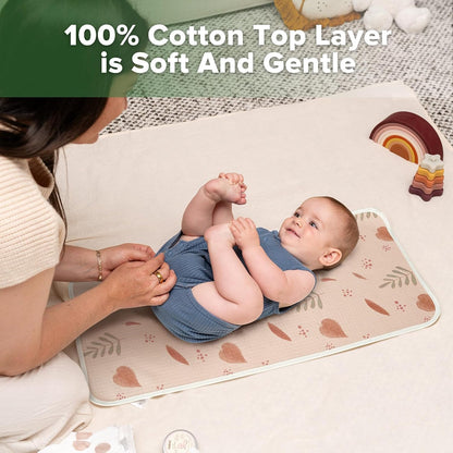 Waterproof Changing Pad Liners, Soft & Breathable, 2pcs, 13" x 27.5"