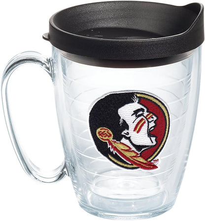 Tervis Made in USA Double Walled University of Alabama Crimson Tide Insulated Tumbler Cup Keeps Drinks Cold & Hot, 16oz Mug, Emblem - Colors A
