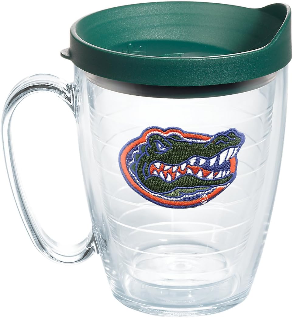 Tervis Made in USA Double Walled University of Alabama Crimson Tide Insulated Tumbler Cup Keeps Drinks Cold & Hot, 16oz Mug, Emblem - Colors A