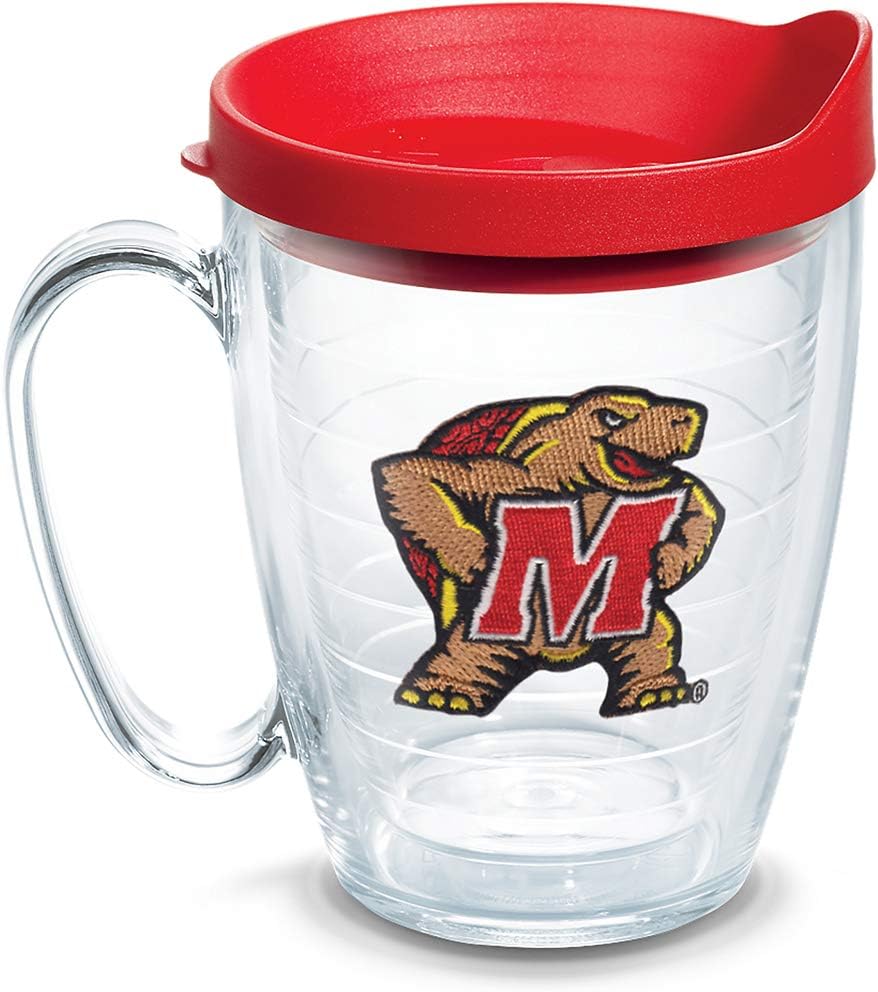 Tervis Made in USA Double Walled University of Alabama Crimson Tide Insulated Tumbler Cup Keeps Drinks Cold & Hot, 16oz Mug, Emblem - Colors A