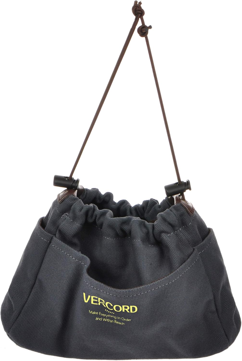 Canvas Handbag Organizers, Sturdy Purse Insert Organizer Bag in Bag, 10 Pockets Color Beige Large