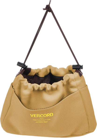 Canvas Handbag Organizers, Sturdy Purse Insert Organizer Bag in Bag, 10 Pockets Color Beige Large