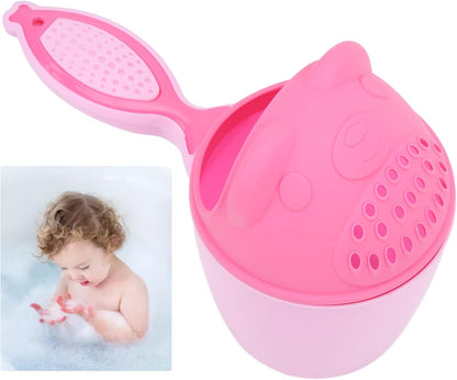 Baby Waterfall Rinser Bath Cup, Eye Protection Baby Shampoo Rinse Cup for Baby Bath