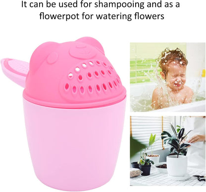 Baby Waterfall Rinser Bath Cup, Eye Protection Baby Shampoo Rinse Cup for Baby Bath