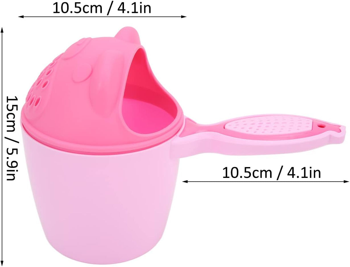 Baby Waterfall Rinser Bath Cup, Eye Protection Baby Shampoo Rinse Cup for Baby Bath