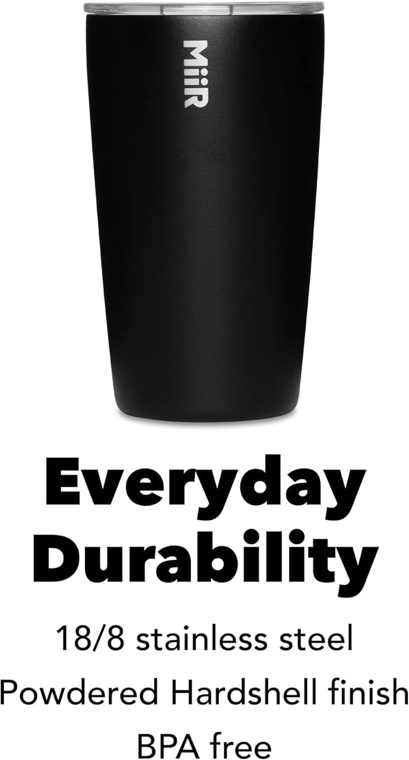 Flip Traveler 16oz | Double-Wall Vacuum Insulated with Flip Lid, BPA-Free Stainless Steel Construction, Insulated Tumbler for Hot or Cold Drinks
