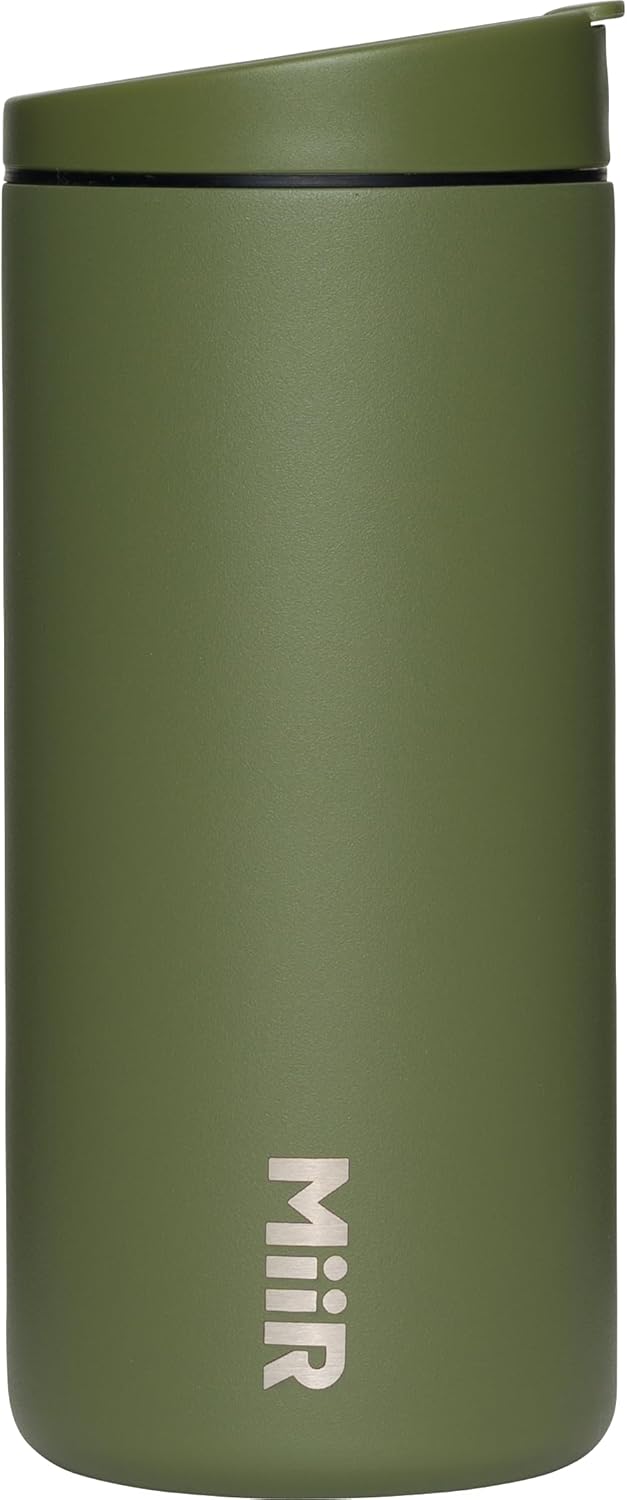 Flip Traveler 16oz | Double-Wall Vacuum Insulated with Flip Lid, BPA-Free Stainless Steel Construction, Insulated Tumbler for Hot or Cold Drinks
