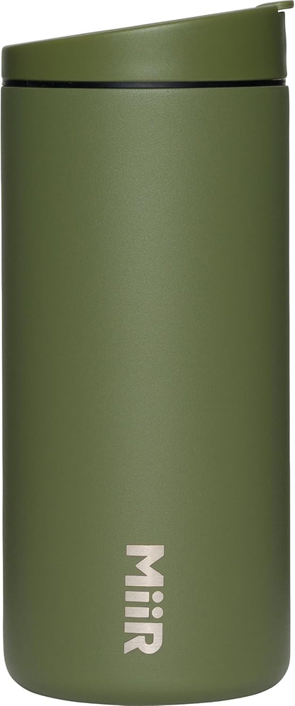 Flip Traveler 16oz | Double-Wall Vacuum Insulated with Flip Lid, BPA-Free Stainless Steel Construction, Insulated Tumbler for Hot or Cold Drinks