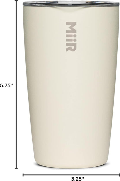 Flip Traveler 16oz | Double-Wall Vacuum Insulated with Flip Lid, BPA-Free Stainless Steel Construction, Insulated Tumbler for Hot or Cold Drinks