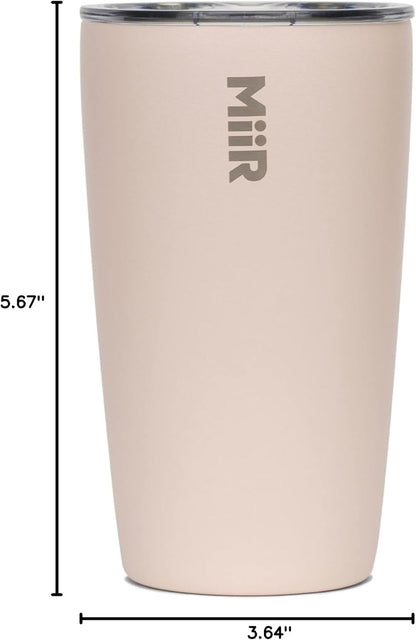 Flip Traveler 16oz | Double-Wall Vacuum Insulated with Flip Lid, BPA-Free Stainless Steel Construction, Insulated Tumbler for Hot or Cold Drinks