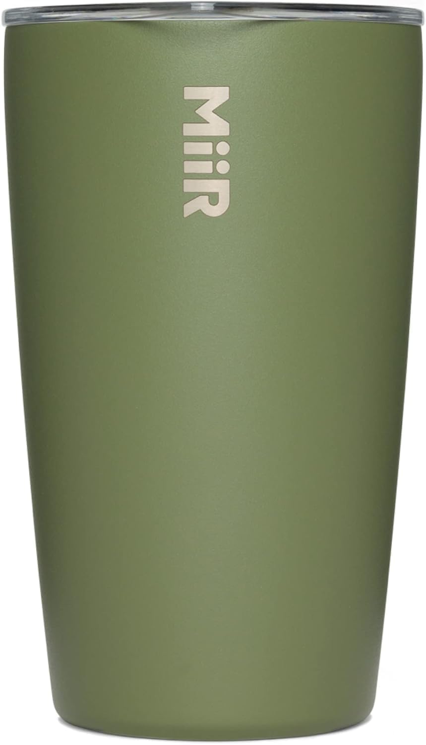 Flip Traveler 16oz | Double-Wall Vacuum Insulated with Flip Lid, BPA-Free Stainless Steel Construction, Insulated Tumbler for Hot or Cold Drinks