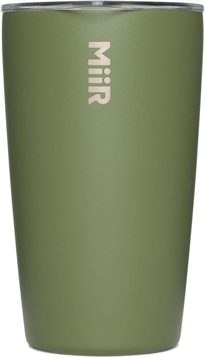 Flip Traveler 16oz | Double-Wall Vacuum Insulated with Flip Lid, BPA-Free Stainless Steel Construction, Insulated Tumbler for Hot or Cold Drinks