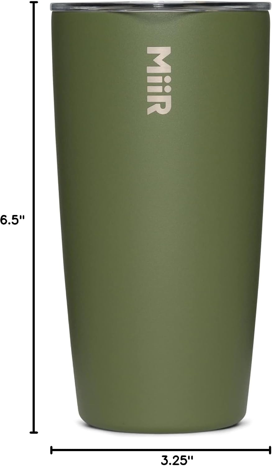 Flip Traveler 16oz | Double-Wall Vacuum Insulated with Flip Lid, BPA-Free Stainless Steel Construction, Insulated Tumbler for Hot or Cold Drinks