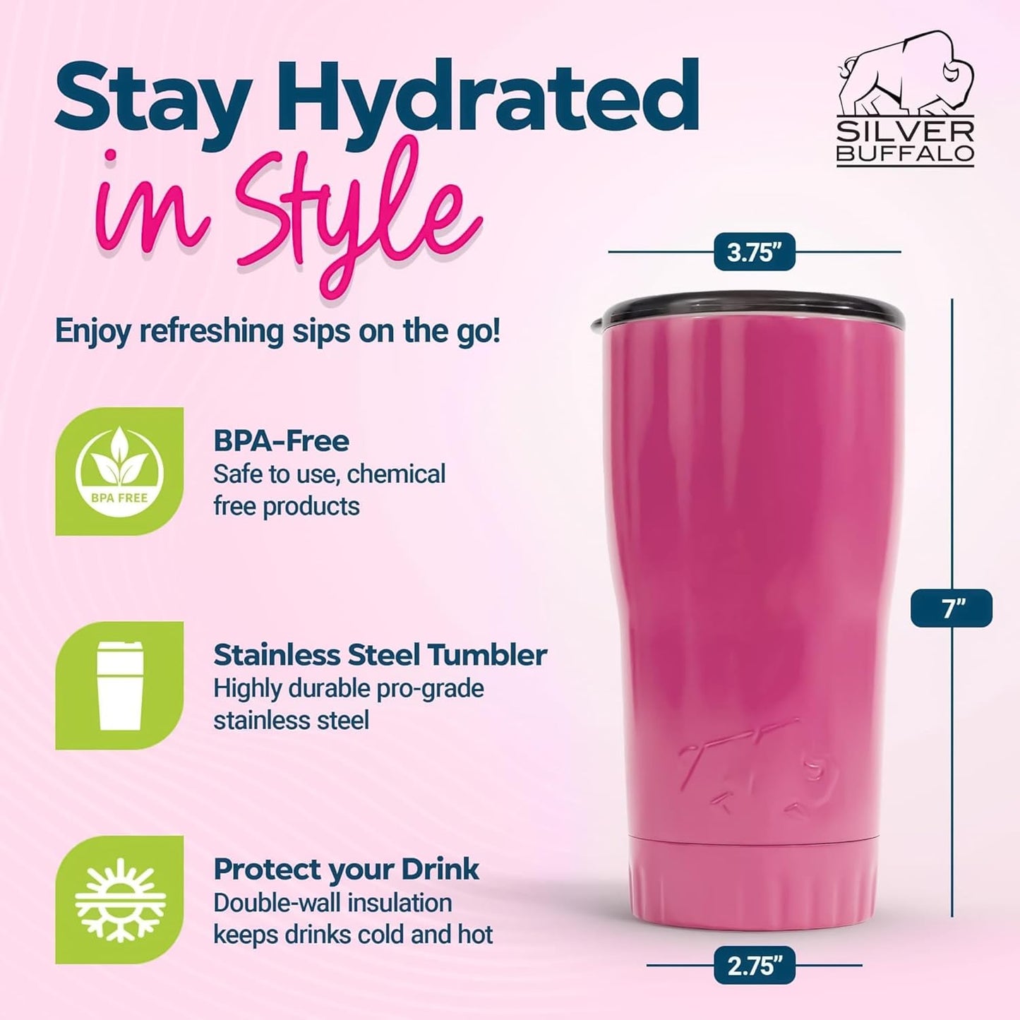Double Walled Vacuum Insulated Stainless Steel Tumbler With Flip Top Lid Keeps Hot and Cold, Travel Coffee Mug Leakproof Lid, 30 Ounces, Matte Teal Blue