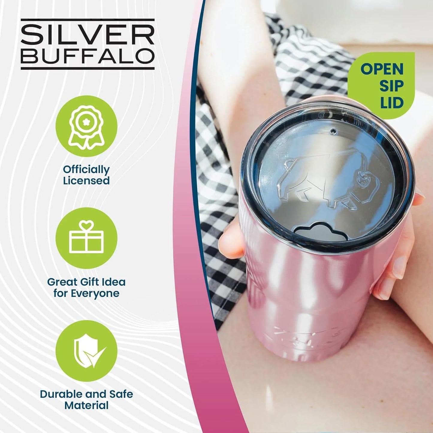 Double Walled Vacuum Insulated Stainless Steel Tumbler With Flip Top Lid Keeps Hot and Cold, Travel Coffee Mug Leakproof Lid, 30 Ounces, Matte Teal Blue