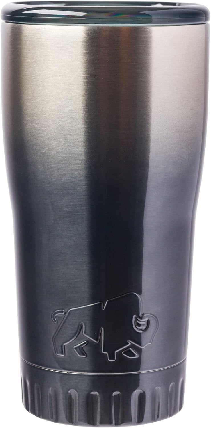 Double Walled Vacuum Insulated Stainless Steel Tumbler With Flip Top Lid Keeps Hot and Cold, Travel Coffee Mug Leakproof Lid, 30 Ounces, Matte Teal Blue