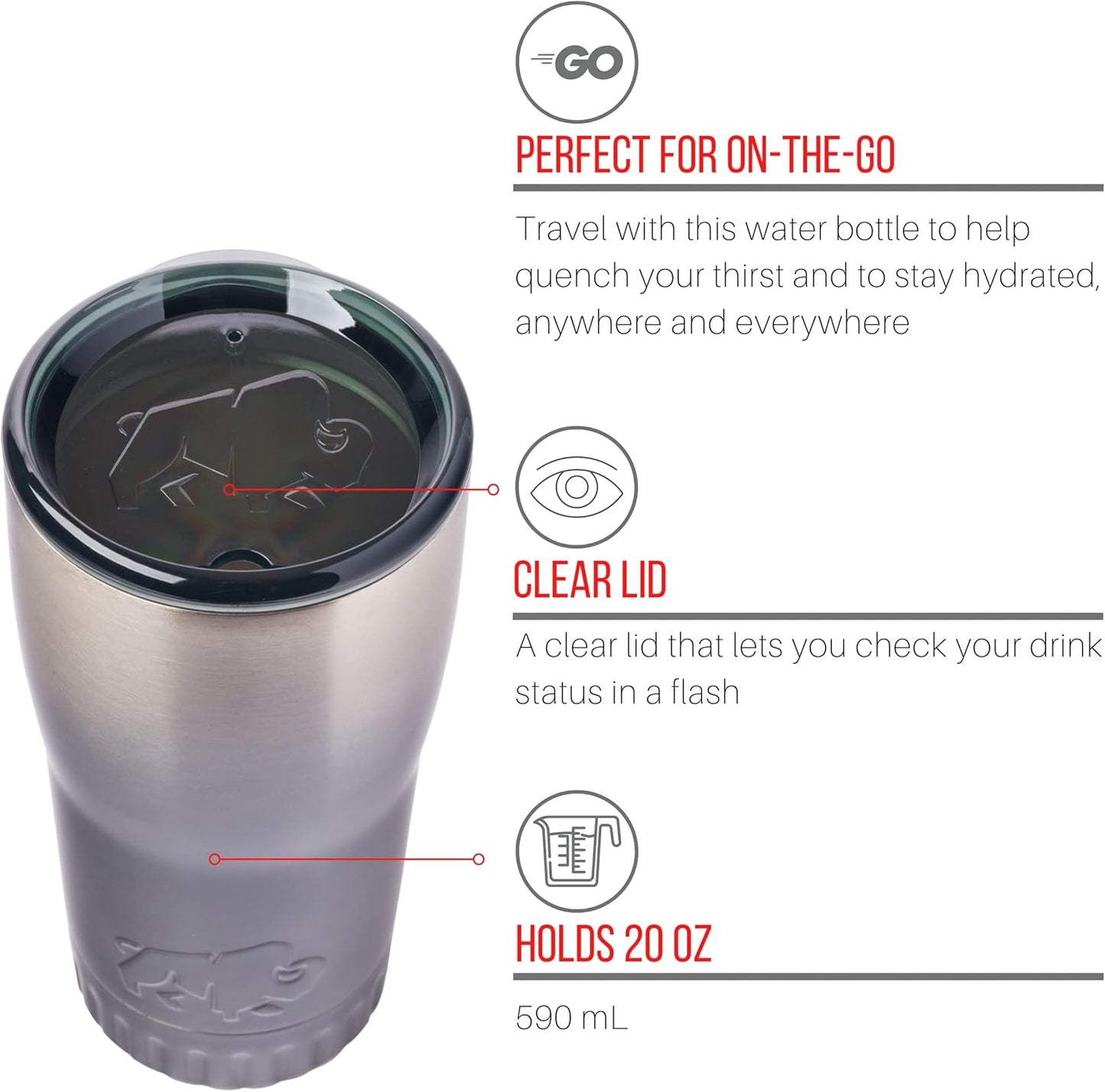 Double Walled Vacuum Insulated Stainless Steel Tumbler With Flip Top Lid Keeps Hot and Cold, Travel Coffee Mug Leakproof Lid, 30 Ounces, Matte Teal Blue