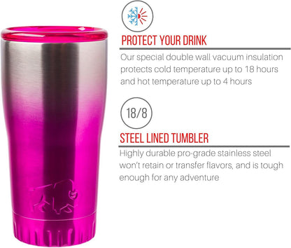 Double Walled Vacuum Insulated Stainless Steel Tumbler With Flip Top Lid Keeps Hot and Cold, Travel Coffee Mug Leakproof Lid, 30 Ounces, Matte Teal Blue