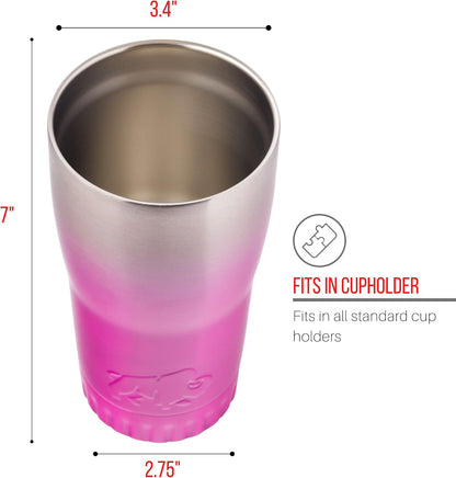Double Walled Vacuum Insulated Stainless Steel Tumbler With Flip Top Lid Keeps Hot and Cold, Travel Coffee Mug Leakproof Lid, 30 Ounces, Matte Teal Blue