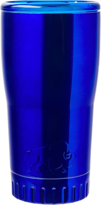 Double Walled Vacuum Insulated Stainless Steel Tumbler With Flip Top Lid Keeps Hot and Cold, Travel Coffee Mug Leakproof Lid, 30 Ounces, Matte Teal Blue