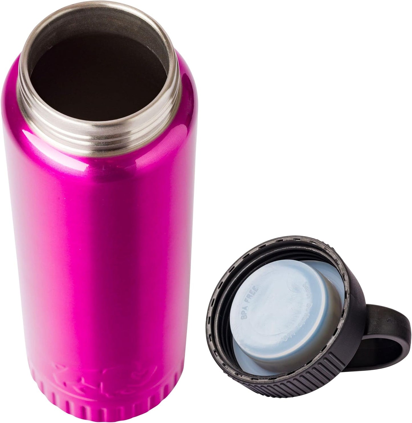 Double Walled Vacuum Insulated Stainless Steel Tumbler With Flip Top Lid Keeps Hot and Cold, Travel Coffee Mug Leakproof Lid, 30 Ounces, Matte Teal Blue