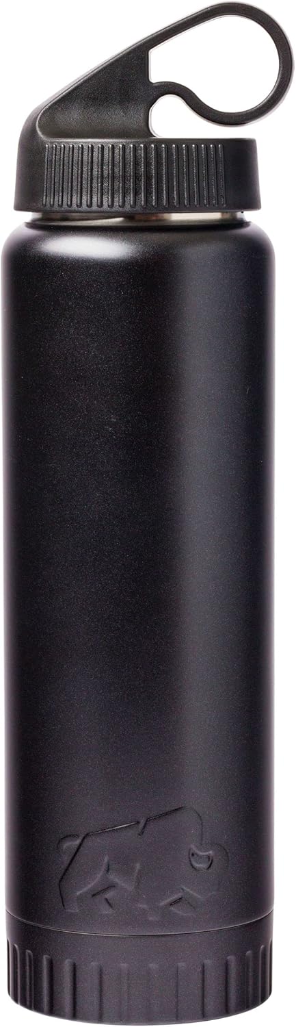 Double Walled Vacuum Insulated Stainless Steel Tumbler With Flip Top Lid Keeps Hot and Cold, Travel Coffee Mug Leakproof Lid, 30 Ounces, Matte Teal Blue