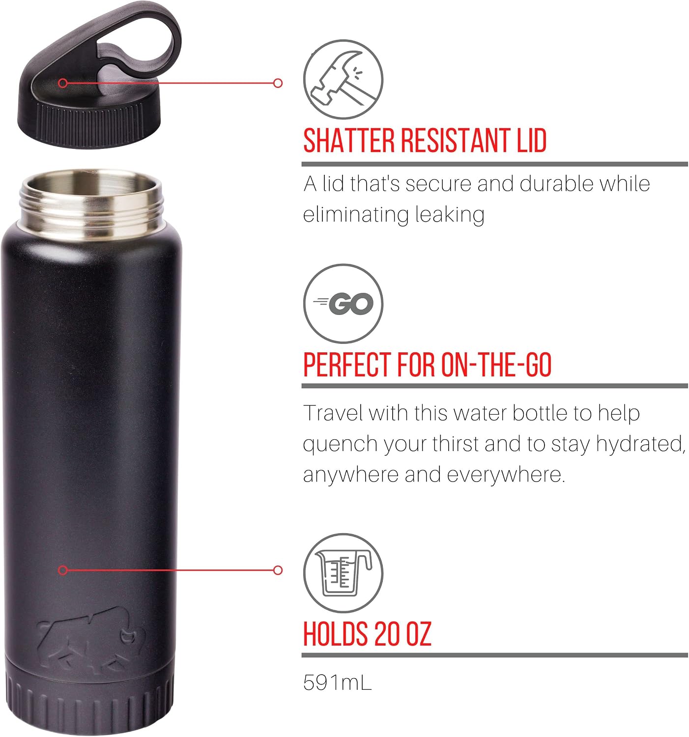 Double Walled Vacuum Insulated Stainless Steel Tumbler With Flip Top Lid Keeps Hot and Cold, Travel Coffee Mug Leakproof Lid, 30 Ounces, Matte Teal Blue