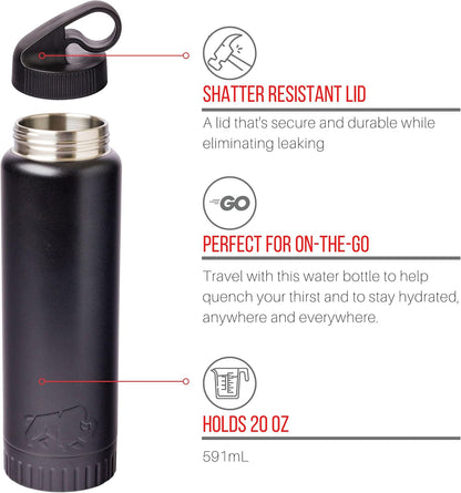 Double Walled Vacuum Insulated Stainless Steel Tumbler With Flip Top Lid Keeps Hot and Cold, Travel Coffee Mug Leakproof Lid, 30 Ounces, Matte Teal Blue