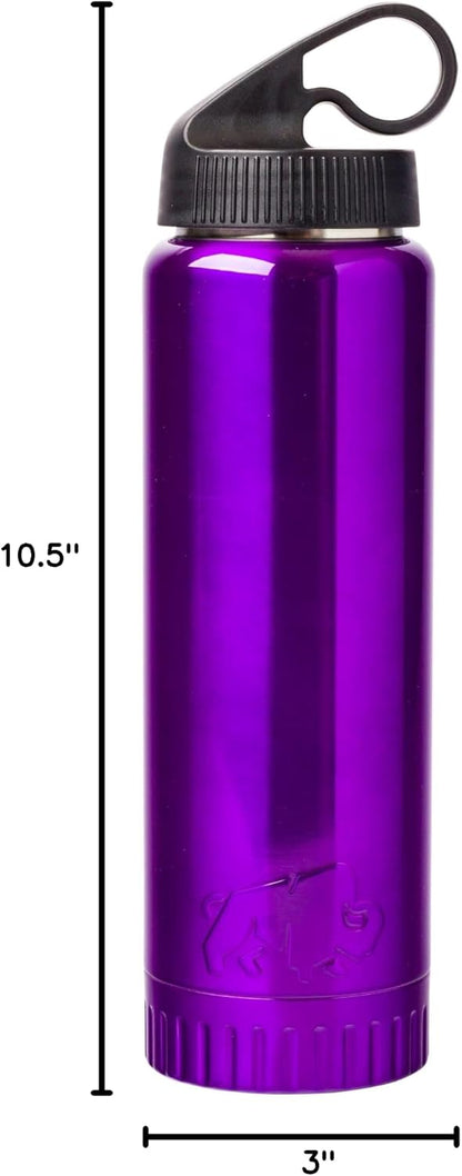 Double Walled Vacuum Insulated Stainless Steel Tumbler With Flip Top Lid Keeps Hot and Cold, Travel Coffee Mug Leakproof Lid, 30 Ounces, Matte Teal Blue