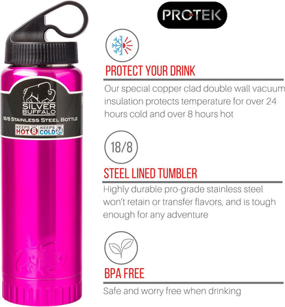 Double Walled Vacuum Insulated Stainless Steel Tumbler With Flip Top Lid Keeps Hot and Cold, Travel Coffee Mug Leakproof Lid, 30 Ounces, Matte Teal Blue