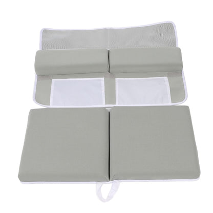 Non Slip Baby Bath Kneeler and Elbow Rest Pad Set with Large Pocket for Convenient Bathing Experience 2 Units