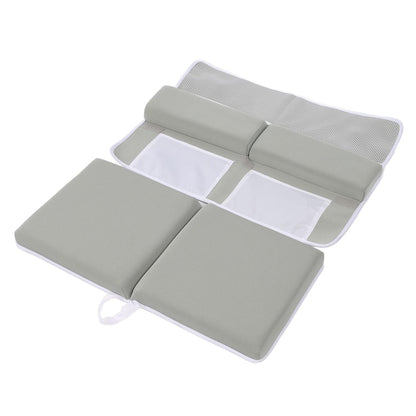 Non Slip Baby Bath Kneeler and Elbow Rest Pad Set with Large Pocket for Convenient Bathing Experience 2 Units