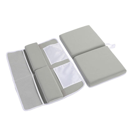 Non Slip Baby Bath Kneeler and Elbow Rest Pad Set with Large Pocket for Convenient Bathing Experience 2 Units