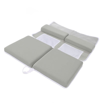 Non Slip Baby Bath Kneeler and Elbow Rest Pad Set with Large Pocket for Convenient Bathing Experience 2 Units
