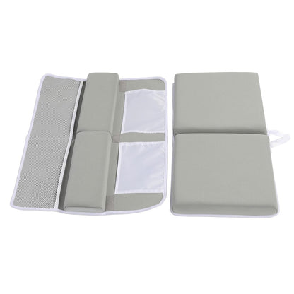 Non Slip Baby Bath Kneeler and Elbow Rest Pad Set with Large Pocket for Convenient Bathing Experience 2 Units