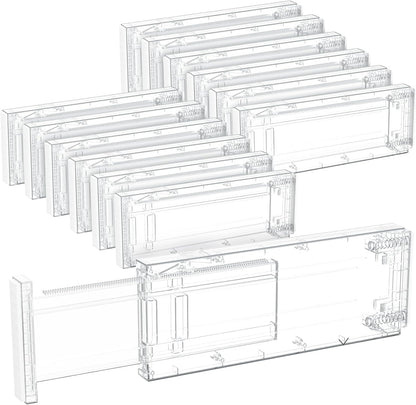 4" High Upgrade Drawer Divider, Adjustable Drawer Organizer Clothes