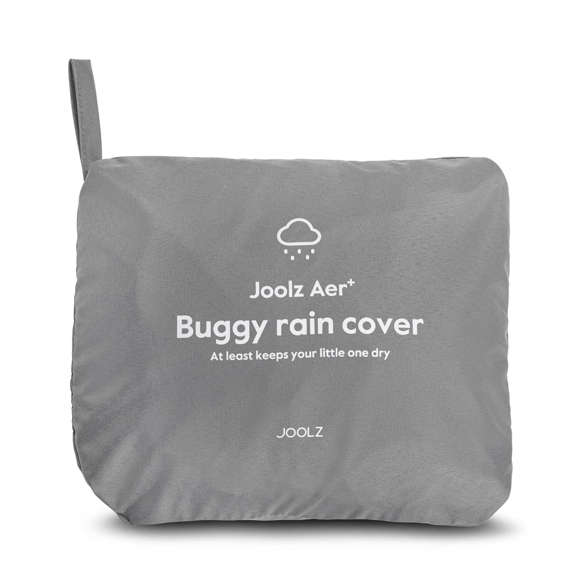 AER+ Buggy Rain Cover - Windproof & Waterproof Winter Stroller Accessory - Clear Baby Travel Weather Shield for Sun, Dust, and Snow Protection - Compact and Easy Storage - Grey
