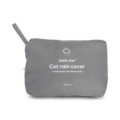 AER+ Buggy Rain Cover - Windproof & Waterproof Winter Stroller Accessory - Clear Baby Travel Weather Shield for Sun, Dust, and Snow Protection - Compact and Easy Storage - Grey